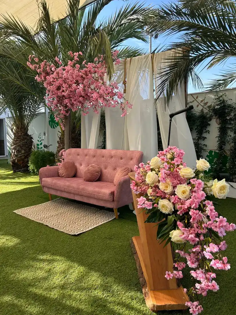 Altar decorado en Ceremonia Oasis