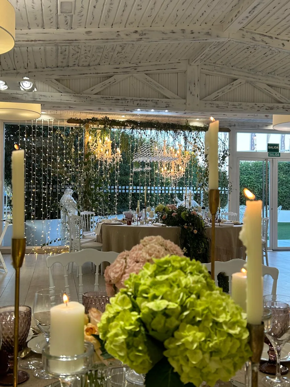 Mesa nupcial en Salón La Era