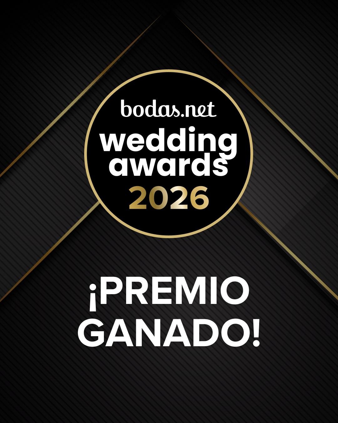 Sello Wedding Awards 2026 de Bodas.net — Restaurante Santa Ana